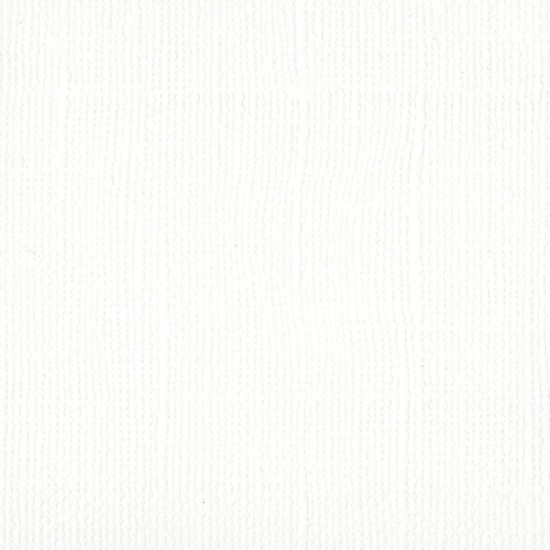 Xαρτόνι Bazzill mono canvas 30cmx30cm 216gr white