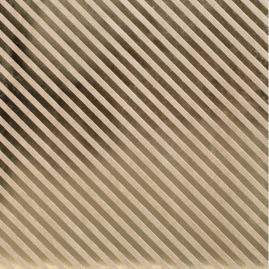 Χαρτόνι Scrapbooking 30cm x 30cm 216gr κραφτ & μεταλλικές λεπτομέριες Stripe
