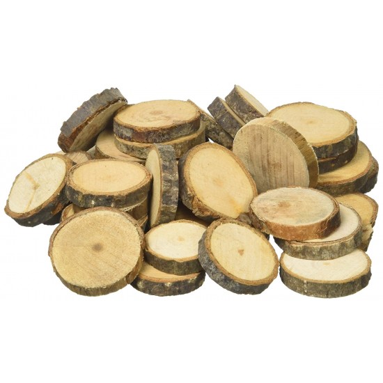 Ροδέλες ξύλου μικρές (περίπου 75-80 τεμάχια)