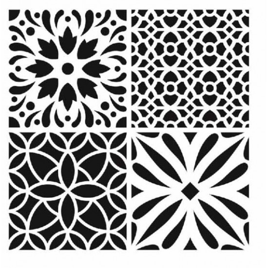 Στένσιλ Cement Tiles #2 30x30 cm