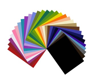 Φύλλα τσόχας διάφορα χρώματα 30τεμ 30x40cm 1mm  Φύλλα τσόχας διάφορα χρώματα 30τεμ 30x40cm 1mm