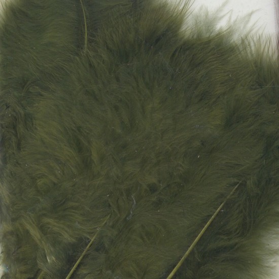 Φτερά Μαραμπού  8,5-12,5cm 15τεμ olive