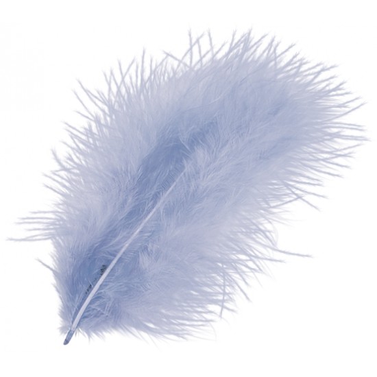 Φτερά Μαραμπου 10cm 15τεμ - sea blue