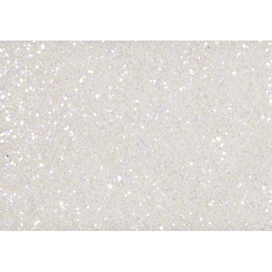 Glitter σκόνη λευκή ιριδίζουσα χρωματισμένη σε pale gold 7γρ