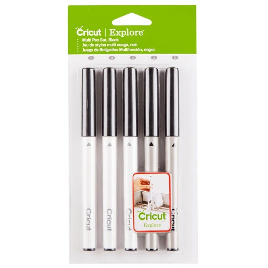 Cricut Variety Pen Set Black 5pcs