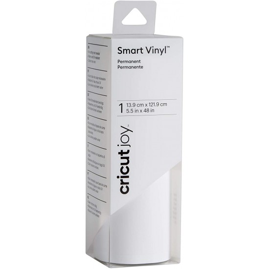 Cricut Joy Smart Vinyl – Permanent White Αυτοκόλλητο 13.9cm x 121.9cm