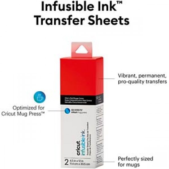 Cricut Joy Infusible Ink Transfer sheets 2τεμ Κόκκινο