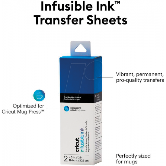 Cricut Joy Infusible Ink Transfer sheets 2τεμ Μπλε