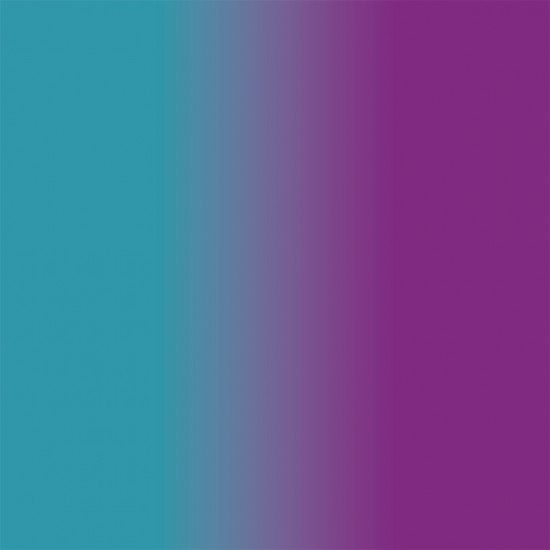 Cold-Activated, Color-Changing Vinyl – Permanent, Turquoise - Purple 30,5cm x 61cm