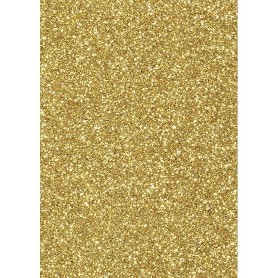 Αφρώδες φύλλο με glitter 30cm x 20cm  2mm - Gold