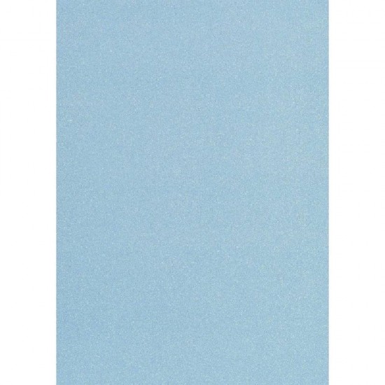A4 Glitter Card blue iridesc 200g
