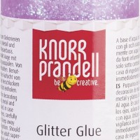 Glitter Glue : Knorr Prandell : 50 ml : 031 Lila