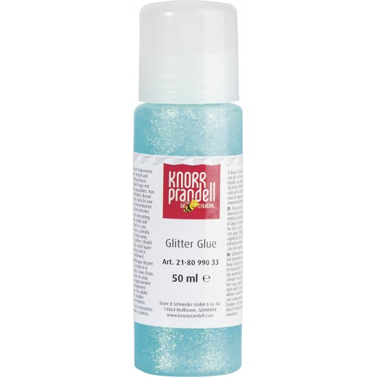 Κόλλα glitter Knorr prandell Γαλάζια 50ml