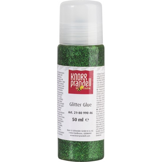 Κόλλα glitter Knorr prandell Πράσινη 50ml