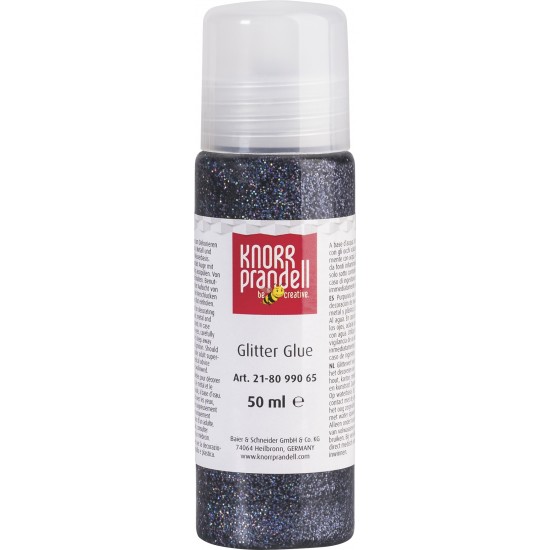 Κόλλα glitter Knorr prandell Aνθρακί 50ml