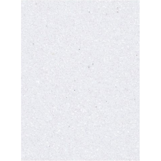 Αφρώδες φύλλο με glitter 30cm x 20cm 2mm -  Λευκό  
