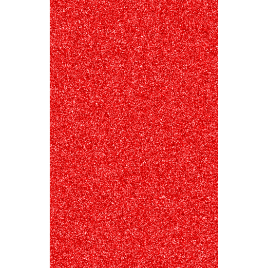 Αφρώδες φύλλο με glitter 30cm x 20cm  2mm -  Κόκκινο 