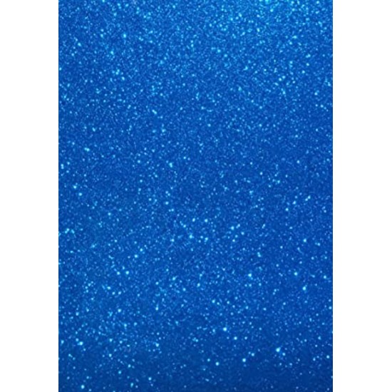Αφρώδες φύλλο με glitter 30cm x 20cm  2mm -  Μπλε