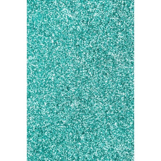 Αφρώδες φύλλο με glitter 30cm x 20cm 2mm - Smaragd