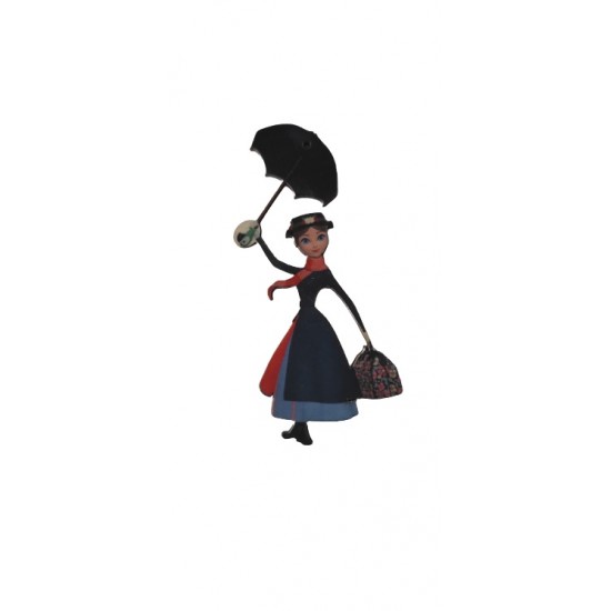 Mary Poppins εκτύπωση σε ξύλο