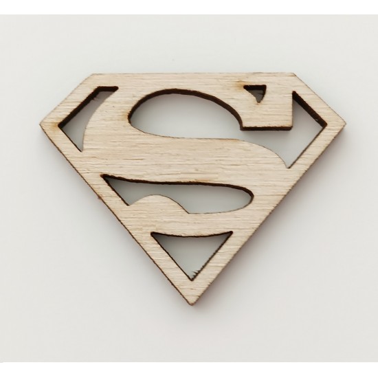 Ξύλινο Σήμα Superman