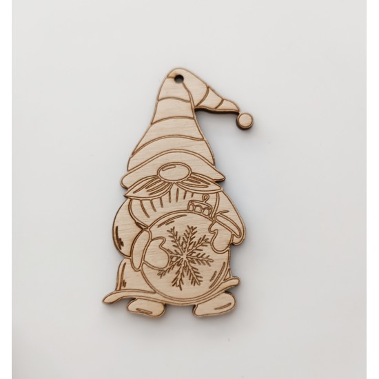 Ξύλινο διακοσμητικό Gnome #2