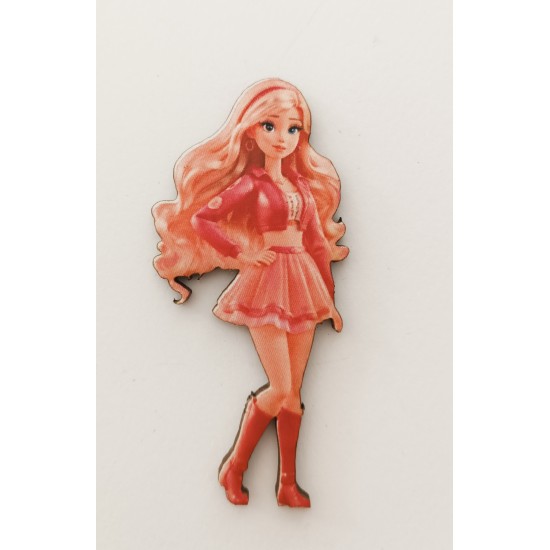 Ξύλινο διακοσμητικό Barbie #9