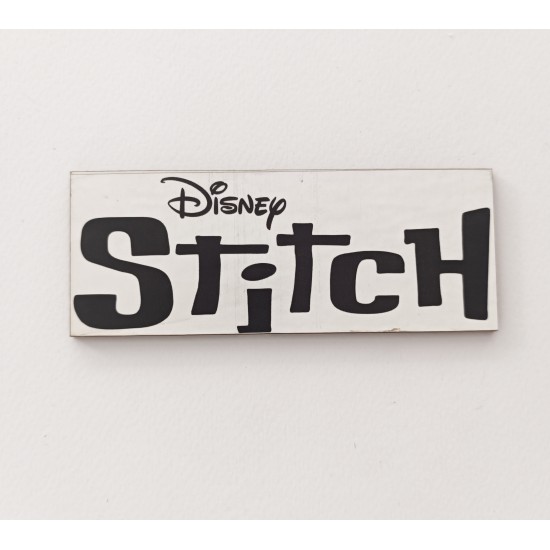 Ξύλινο διακοσμητικό Stitch #2