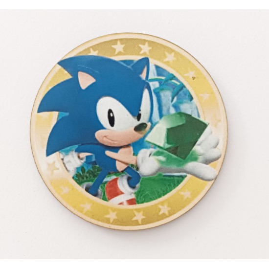 Ξύλινο διακοσμητικό Sonic #1