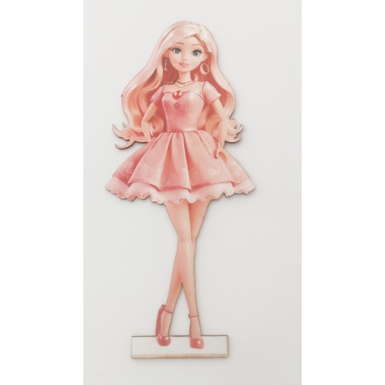 Ξύλινο Διακοσμητικό Barbie #13