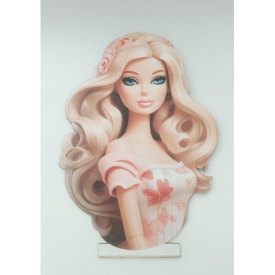 Ξύλινο Διακοσμητικό Barbie #16
