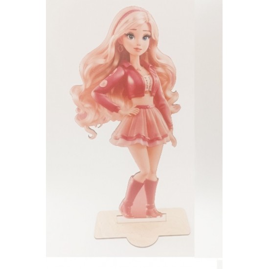 Ξύλινο Διακοσμητικό Barbie #17