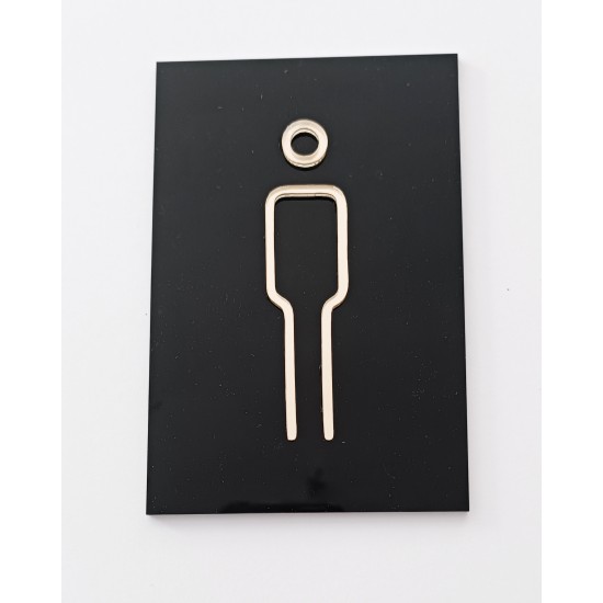 Ταμπέλα σήμανσης WC Plexiglass 15cn x 10cm 