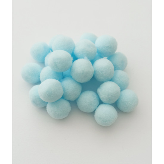 Πομ Πομ Βaby Blue 2cm 50τεμ
