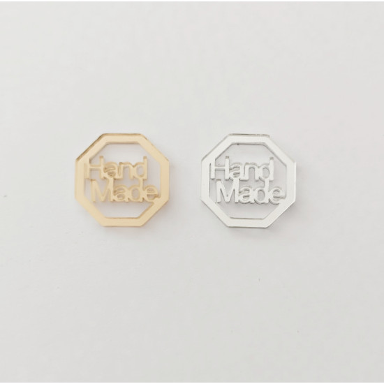 Plexiglass διακοσμητικό στοιχείο Handmade πολύγωνο 3cm