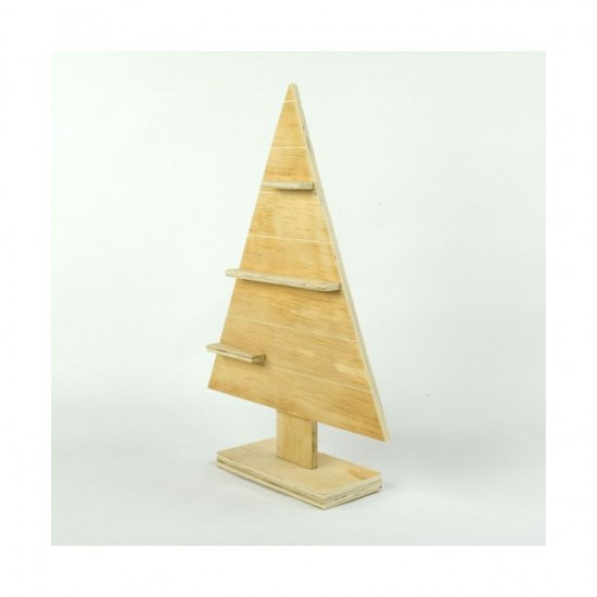 Ξύλινο Χριστουγεννιάτικο δέντρο 45x31cm