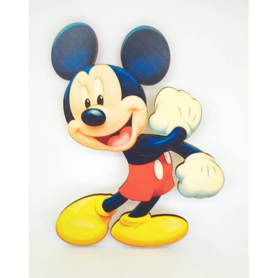 Mickey #4 εκτύπωση σε ξύλο