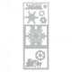 Thinlits Die Set 8PK - Tri-fold Card, Snowflake - Sizzix