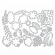 Thinlits Funky Floral 15 τεμ- Sizzix