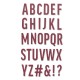 Thinlits Die Set 30PK Bold Alphabet by Alison Williams