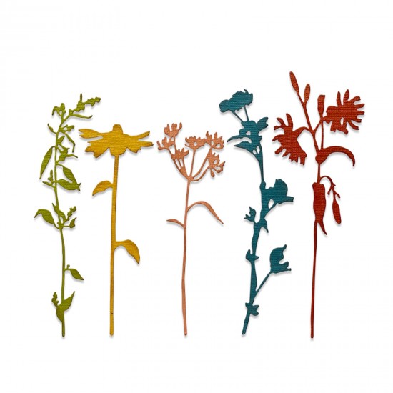 Sizzix Thinlits die set Wildflower stems #3