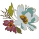 Sizzix Thinlits die set Brushstroke flowers #3