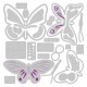 Sizzix Thinlits Die Set 29PK Patterned Butterflies by Jenna Rushforth