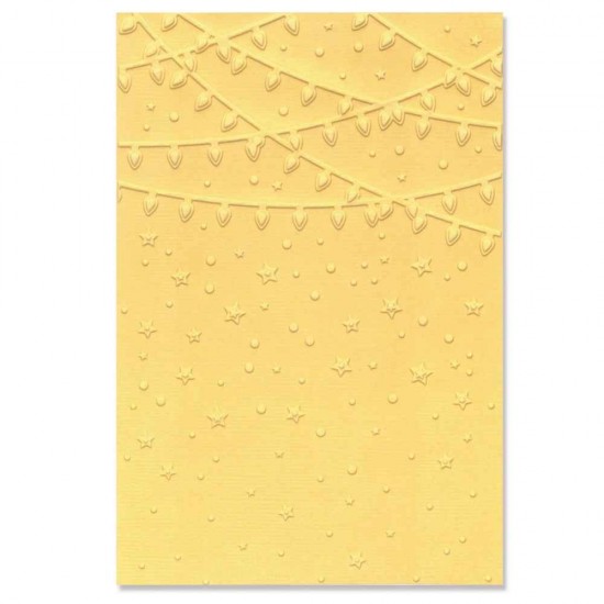 Sizzix • Multi-Level Textured Impressions Embossing Folder Stars and Lights
