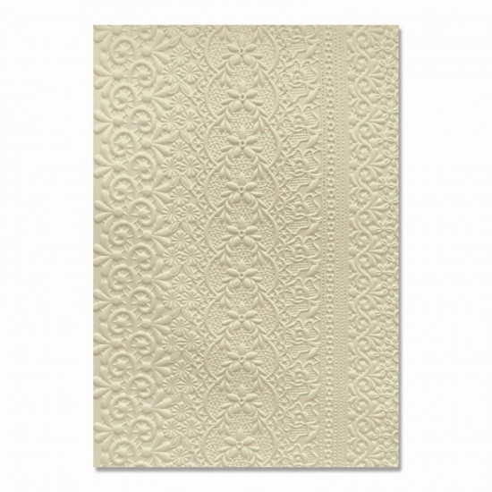 Sizzix • 3D Textured Impressions Embossing Folder A5 Lace