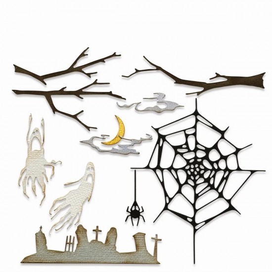 Sizzix • Tim Holtz Thinlits Die Vault Fright Night 11τεμ