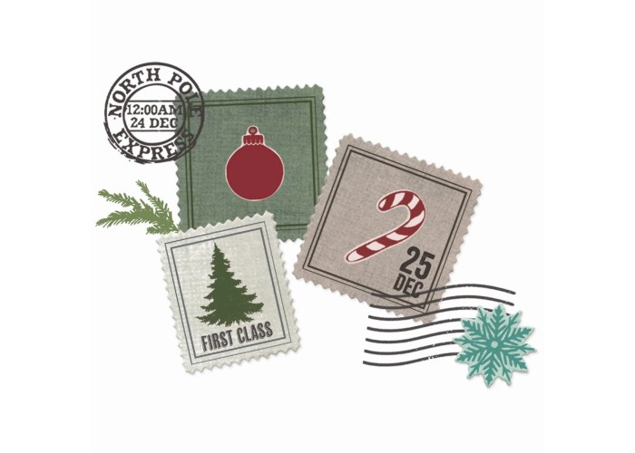 Sizzix • Clear Stamp Set with Framelits Special Delivery by 49 and Market 38τεμ Sizzix • Clear Stamp Set with Framelits Special Delivery by 49 and Market 38τεμ