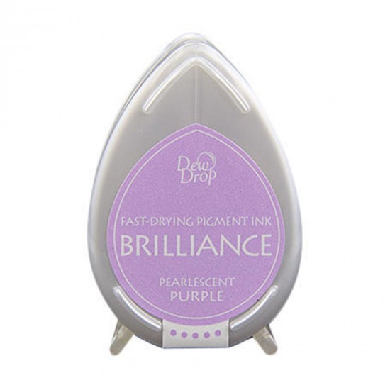 Μελάνι Για Σφραγιδες Tsukineko • Brilliance dew drop ink pad pearl Purple