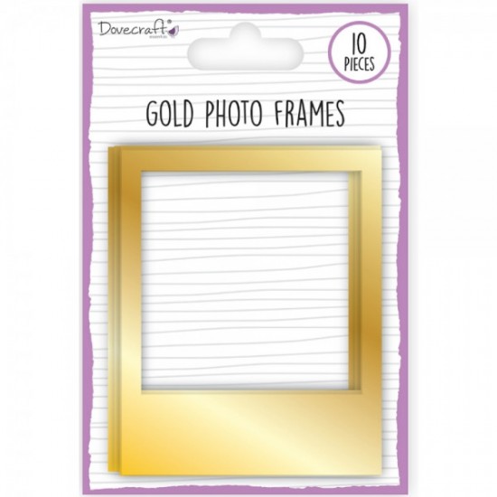 Photo Frames - Gold 10τεμ