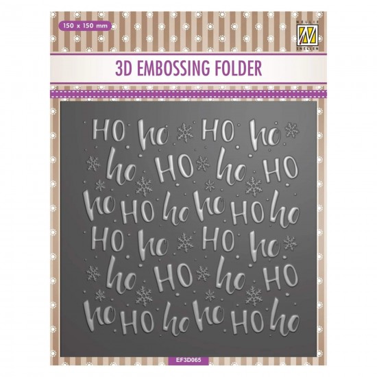 Nellie's Choice • 3D Embossing Folders Ho Ho